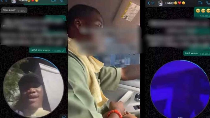 "Una get serious trust issues" – Worried lady shares video of her boyfriend reassuring her about not che@ting while out with friends (WATCH)