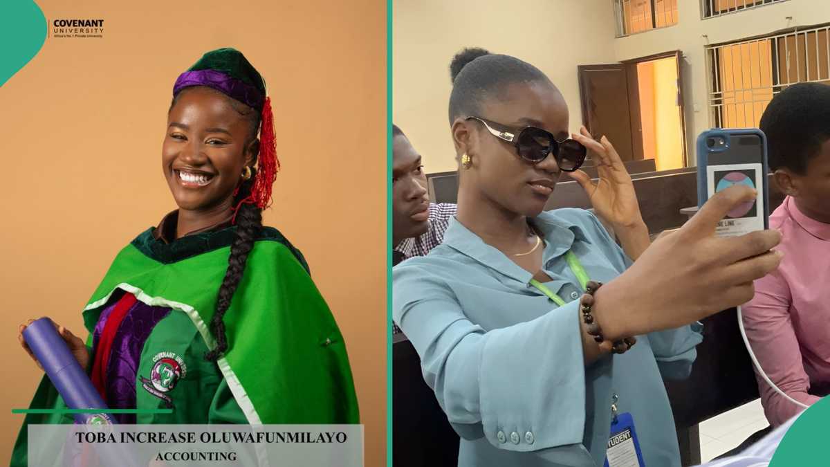 Lady Rejoices as She Graduates from Covenant University, Her Unique Name Catches People's Attention