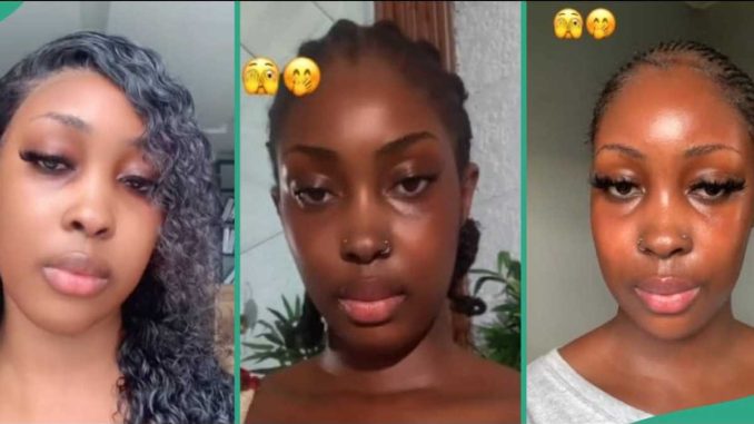 Nigerian Lady Posts Her Transformation after Quitting Bleaching, Video Goes Viral on TikTok