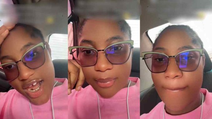 "cancel the ride or get down" – Nigerian lady f@kes live video after boarding a taxi with tinted glass (VIDEO)