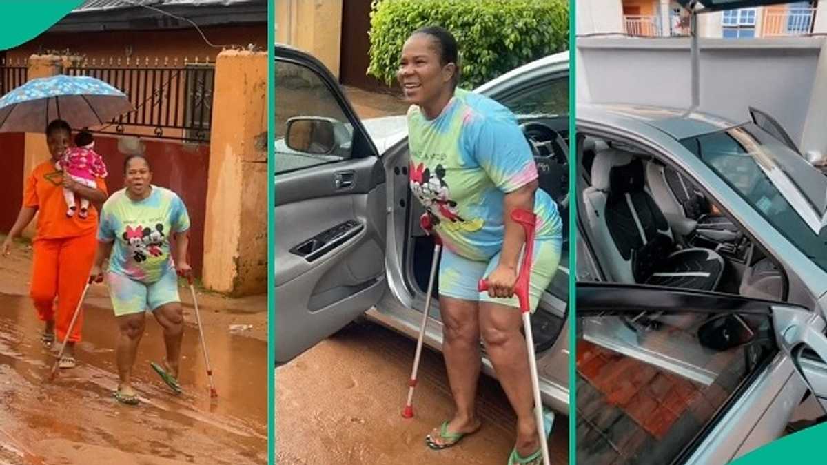 Nigerian Man Gifts Physically Challenged Sister Brand-new Car, Her Reaction Melts Hearts