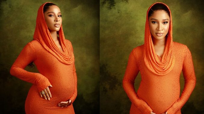 Nollywood actress, Adesua Etomi and husband, Banky W, have welcomed their second child