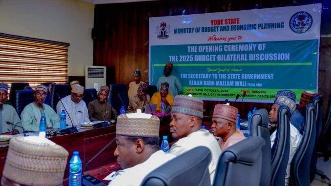 Yobe kicks off 2025 budget bilateral discussions with MDAs, stakeholders