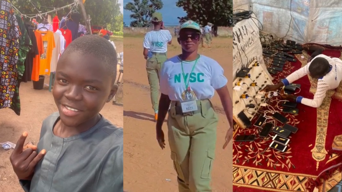 "At least you still see am collect" – Female Corper Finds Unfamiliar Pictures of Boy On Her Phone After Charging It At Mami Market (VIDEO)