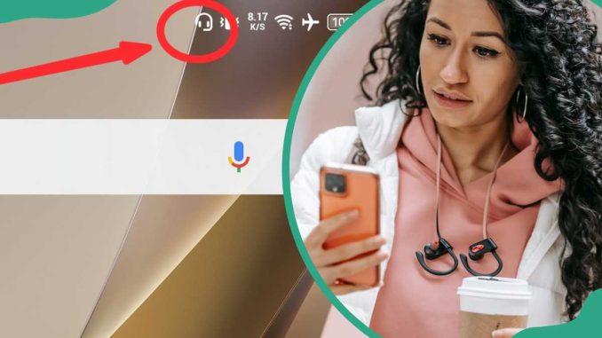 How to remove the headphone icon on Android with and without headphones