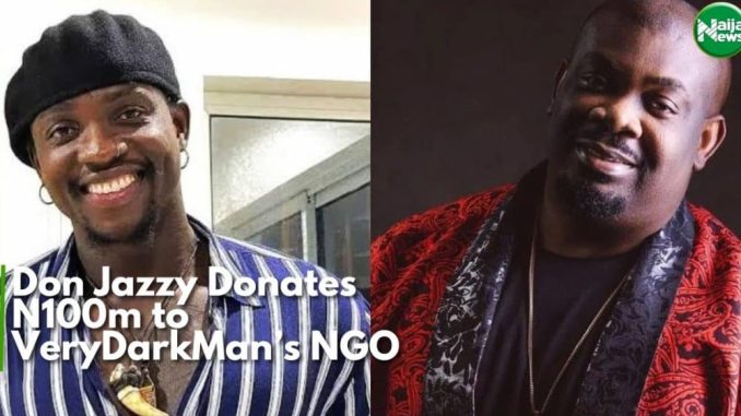 Don Jazzy Donates N100 Million To VeryDarkMan’s NGO