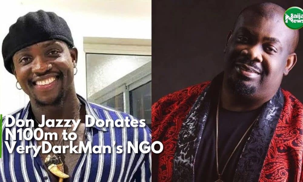 Don Jazzy Donates N100 Million To VeryDarkMan’s NGO