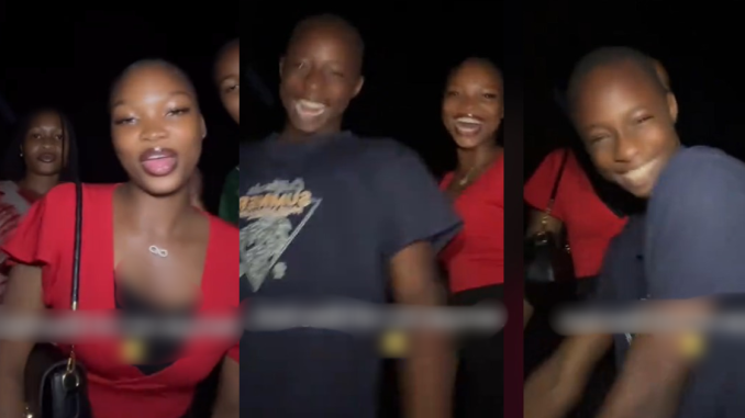 "The boy make the video cute" – Random Fresher Ste@ls The Spotlight, Photob0mbs Ladies' Video (WATCH)