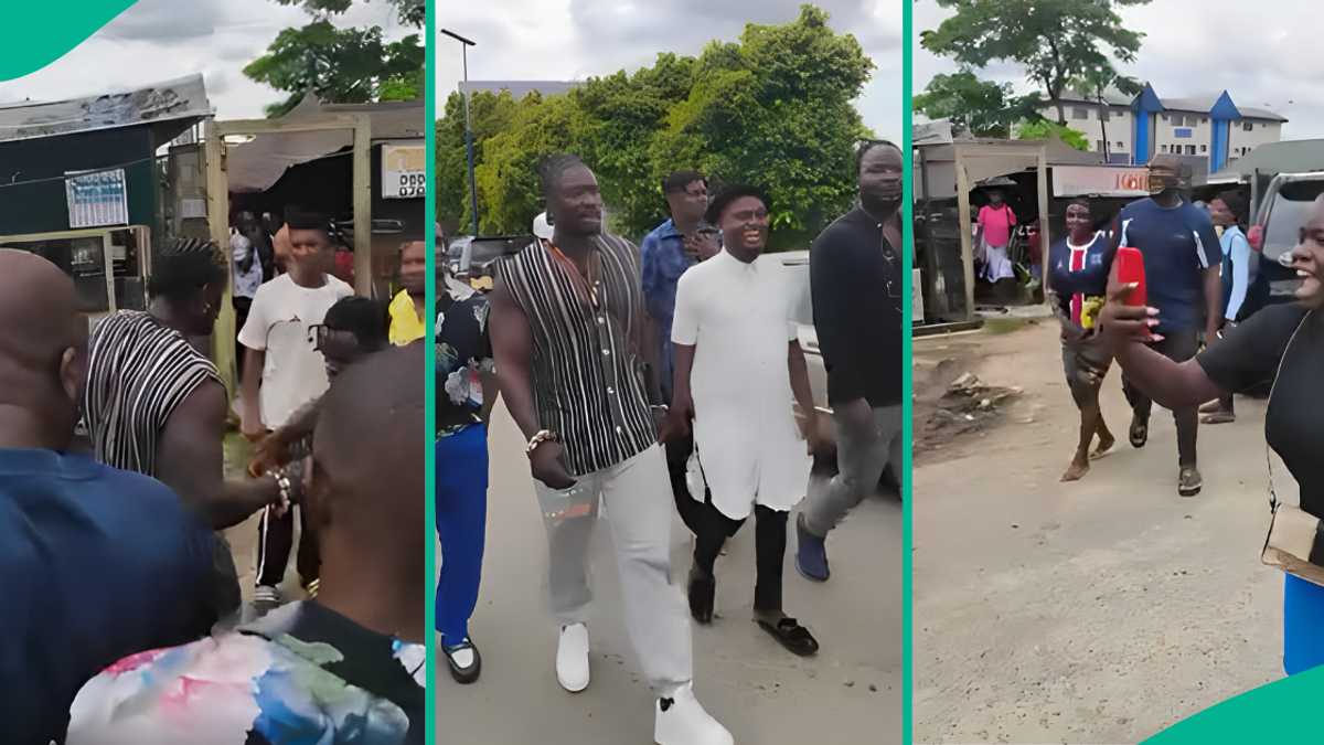 Verydarkman mobbed by fans as he visits Port Harcourt for the first time, video emerges