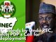 INEC Rejects PDP’s Call For Ondo REC Redeployment