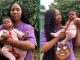 Nigerian Lady Takes Care of Brother's Baby After Mum Died During Delivery, Many React