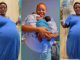 Nigerian Woman Who Welcomed Triplets Shares Video of Huge Baby Bump, Wows Many