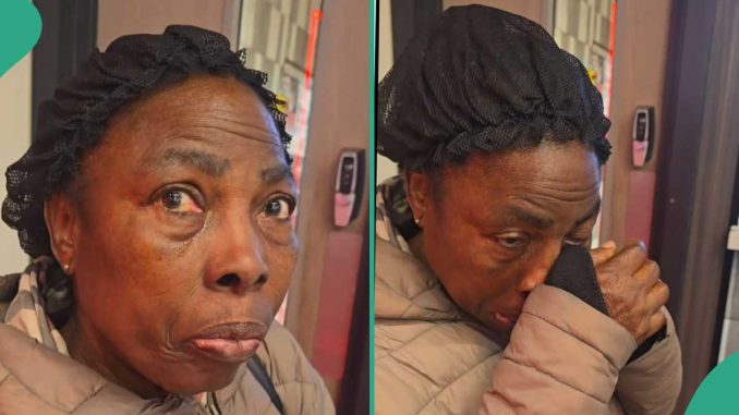 Nigerian Woman Melts Hearts As She is Spotted Begging in The UK, Video Trends