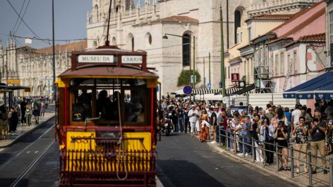 Locals fume as Lisbon's historic trams become tourist 'toy'