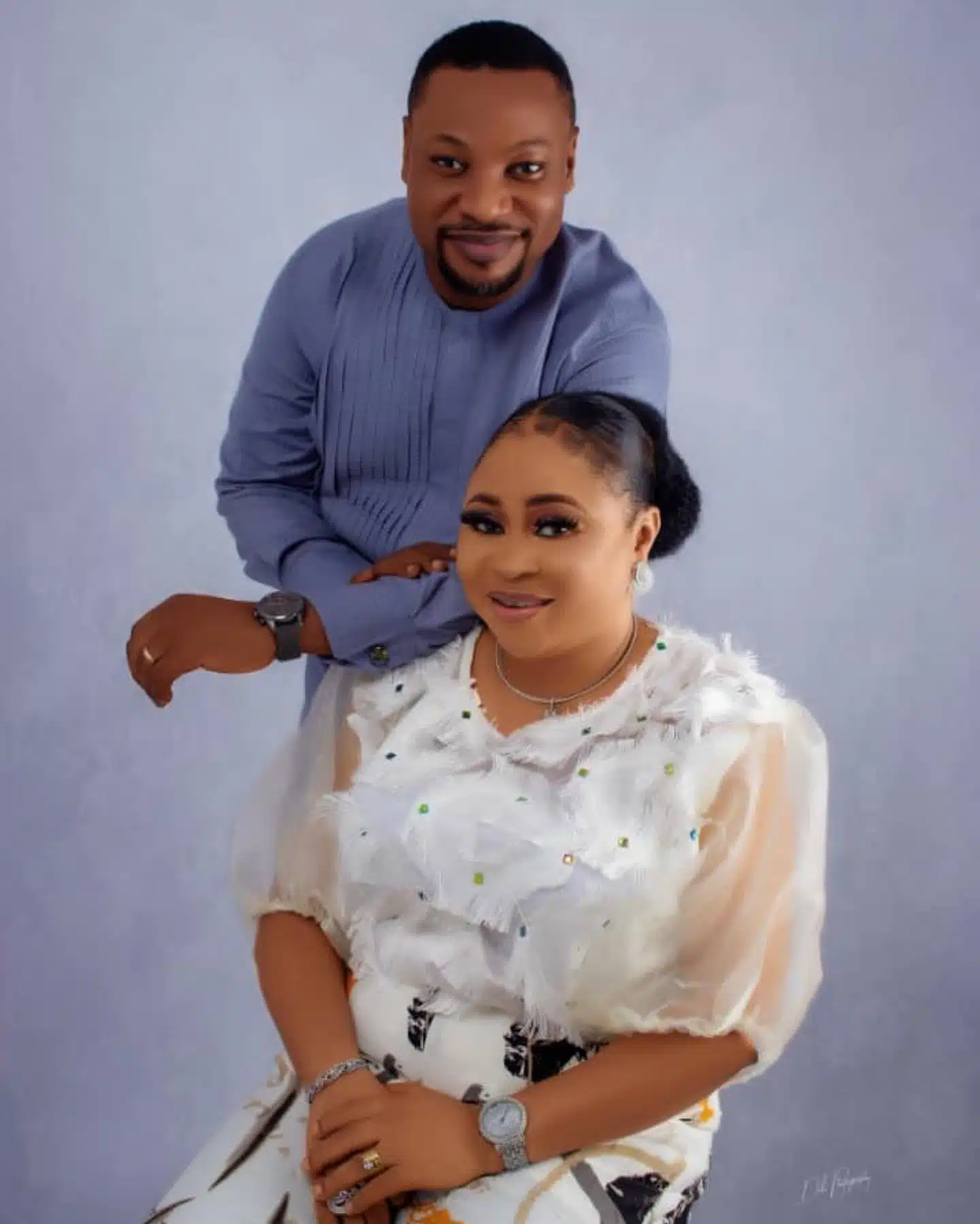 Gospel singer Dare Melody and wife