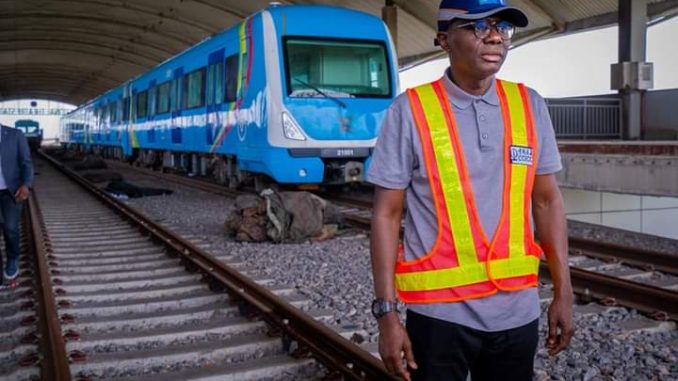 Sanwo-Olu sends warning to Lagosians, says Lagos Blue Line Rail will run on electricity