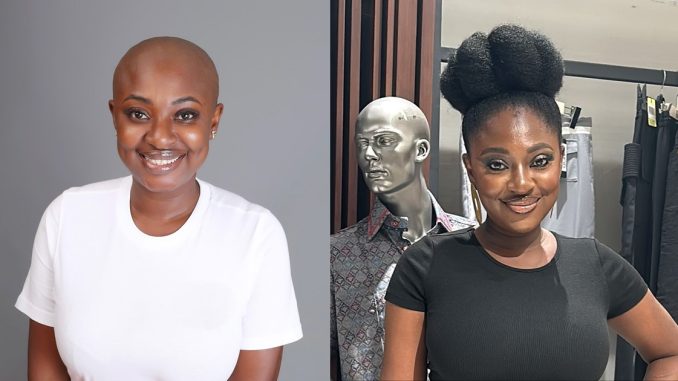 "If the script deserves it, I will do whatever needs to be done" – Actress Yvonne Jegede goes bald for a movie role (WATCH)