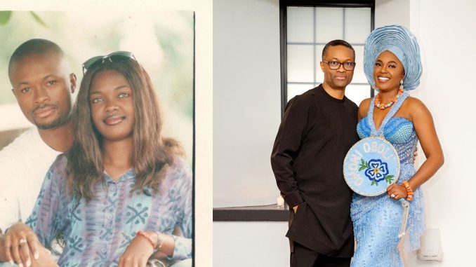 "Over 2 decades later, you are still the one" – Actress Omoni Oboli and husband, Nnamdi celebrates their 24th wedding anniversary