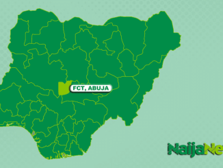 Map of Federal Capital Territory, Abuja, Nigeria