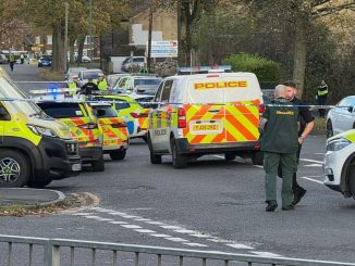 Motorcyclist fighting for life after suffering life-threatening injuries in crash with car during police chase