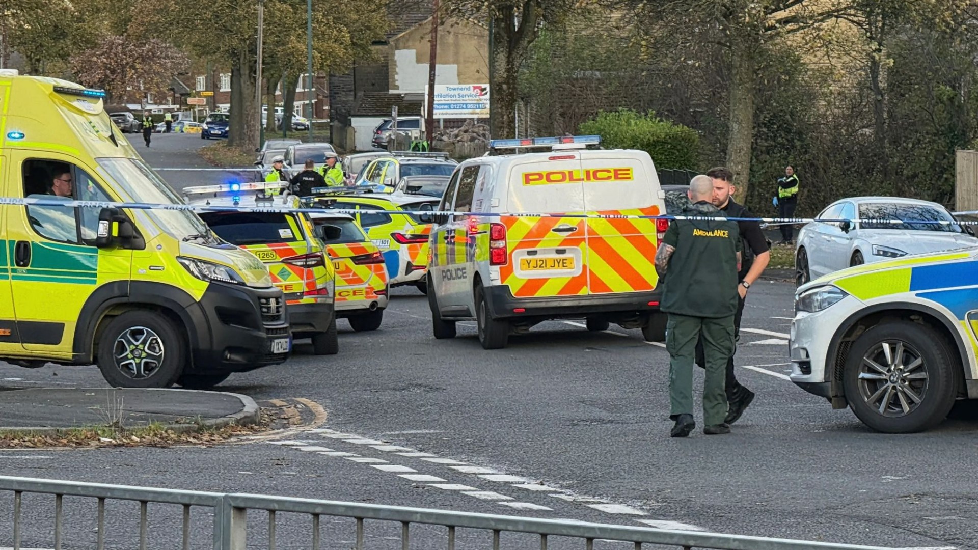 Motorcyclist fighting for life after suffering life-threatening injuries in crash with car during police chase