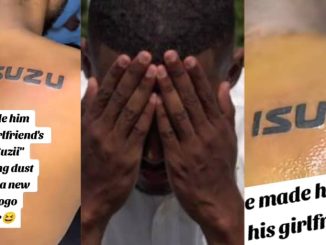 Man changes permanent tattoo of his ex-girlfriend’s name, “Suzii,” to “Izuzu” following messy breakup