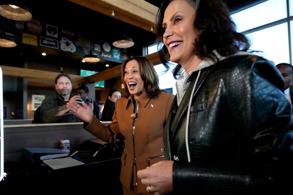 Governor Whitmer met Harris on a campaign stop in the swing state