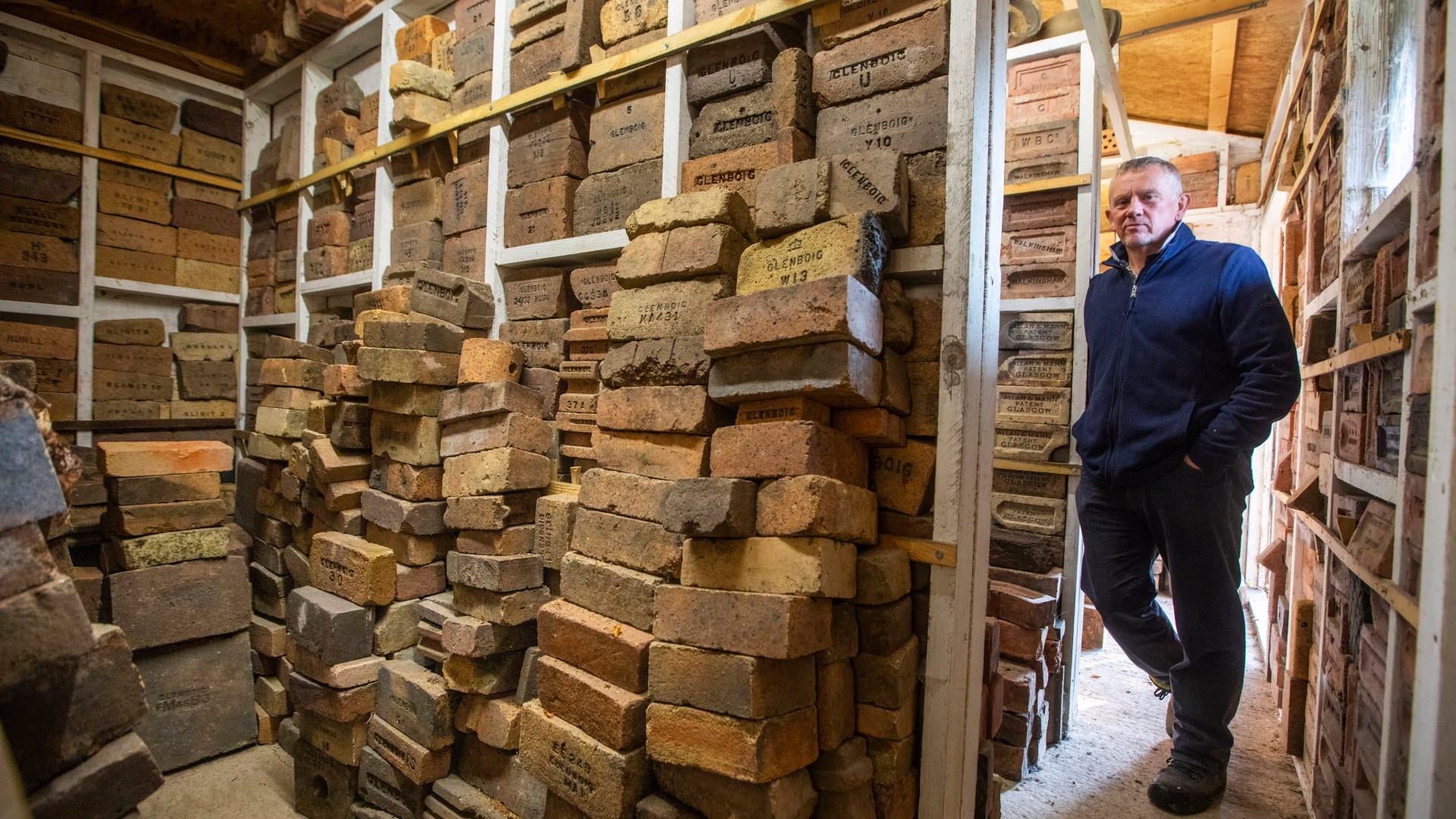 I own Britain’s biggest rare brick collection with 4,000 unique blocks from all over the world