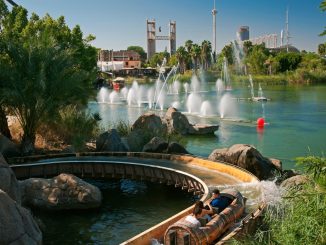 Spanish theme park to open new £2.2million rollercoaster that goes over a lake - as well as two more swimming pools