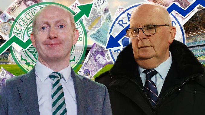 Rangers and Celtic's financial results compared by profit and loss, revenue, wage bill and transfers as Hoops soar ahead