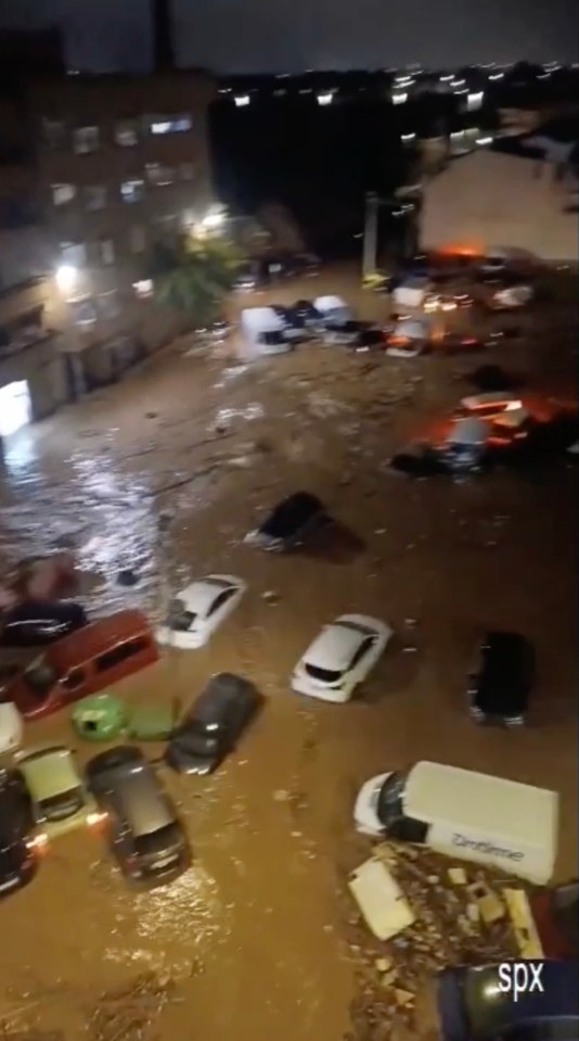 Several people have gone missing and one person has died after flash floods in Spain