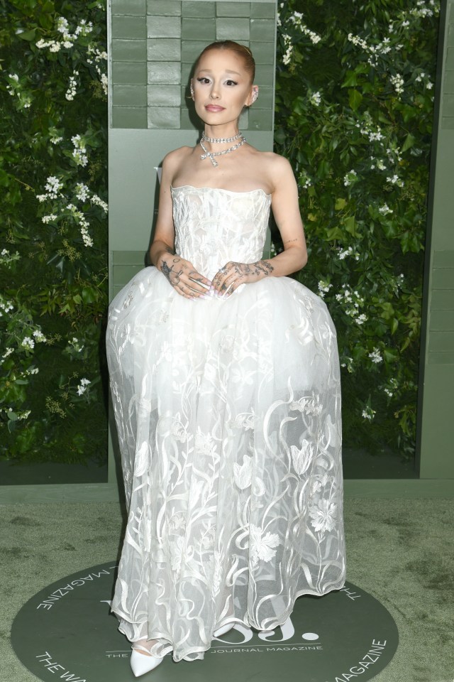 Ariana wowed in a Vivienne Westwood dress