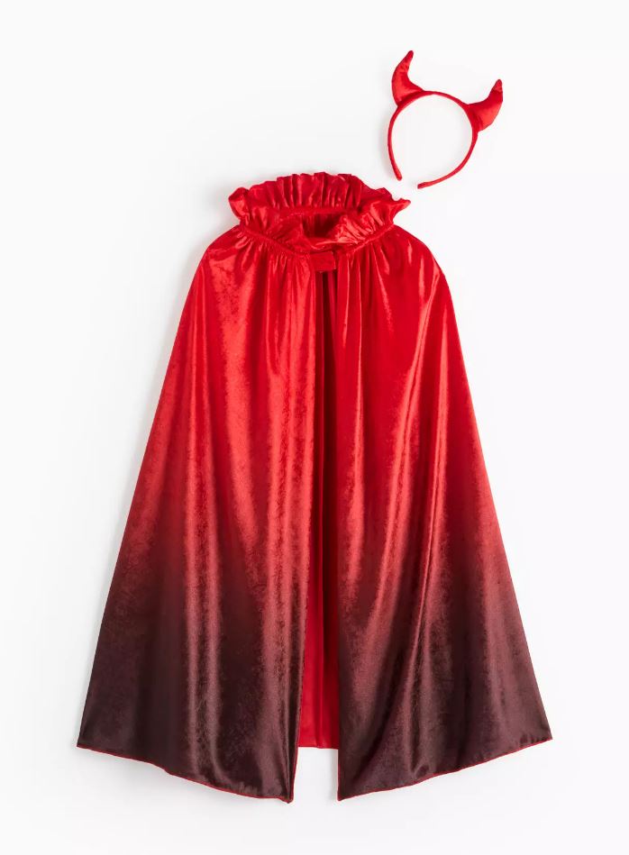 This devil costume has been reduced to £4.20