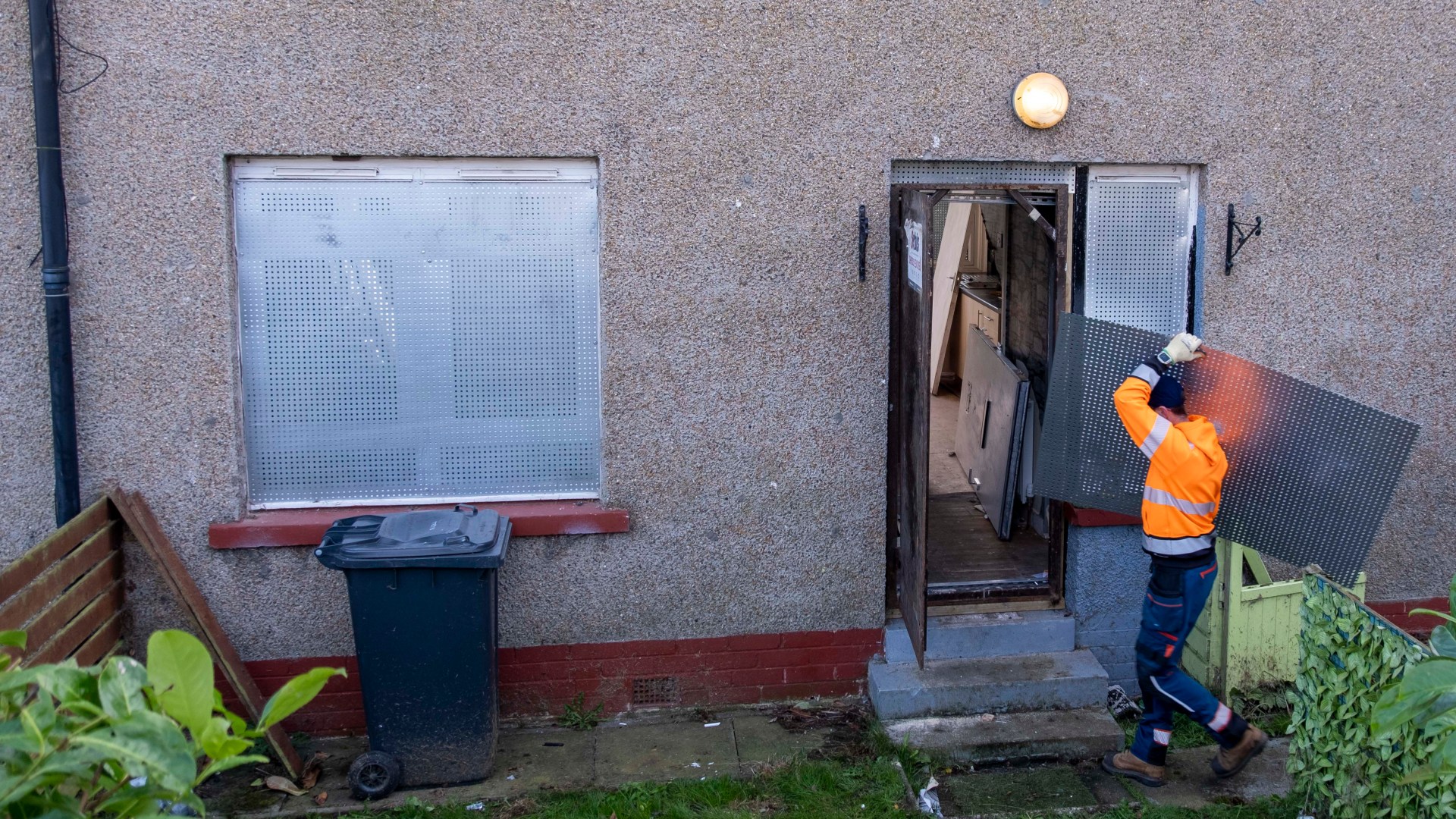 Buildings boarded up in bonfire bampot hotspot ahead of feared firework-fuelled chaos