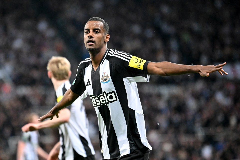 Alexander Isak was on target as Toon booked their place in the next round of the Carabao Cup