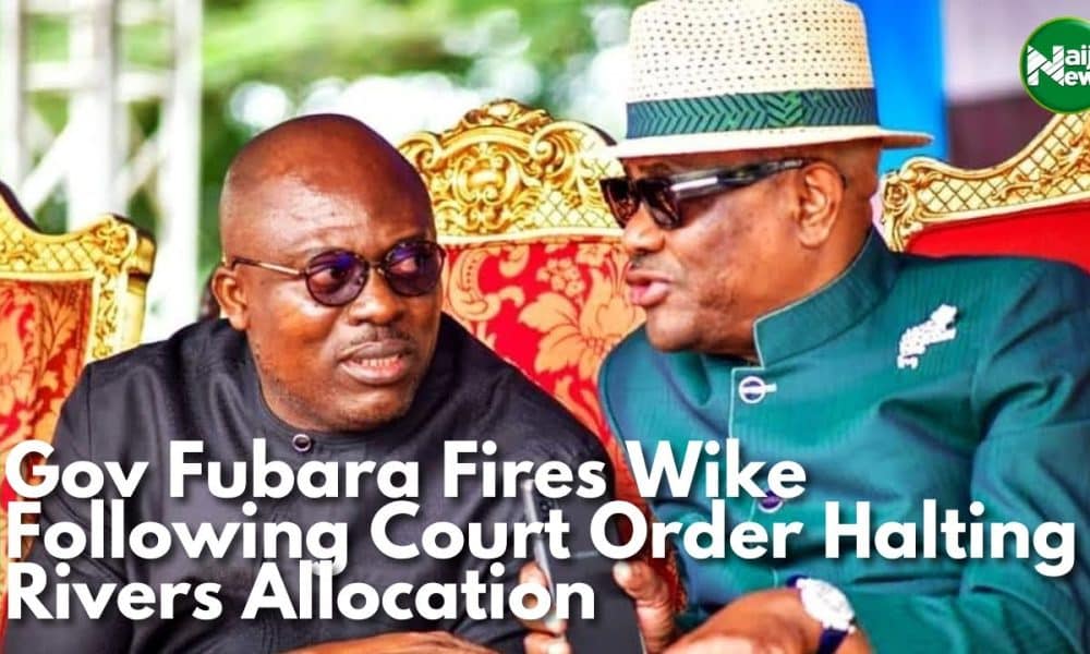 Watch As Fubara Fire Wike After Court Order Halting Rivers Allocations