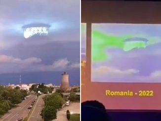 Ex-Pentagon UFO whistleblower reveals ‘high-res pic of alien mothership’ as he dubs ‘craft’ a ‘huge floating mini city’