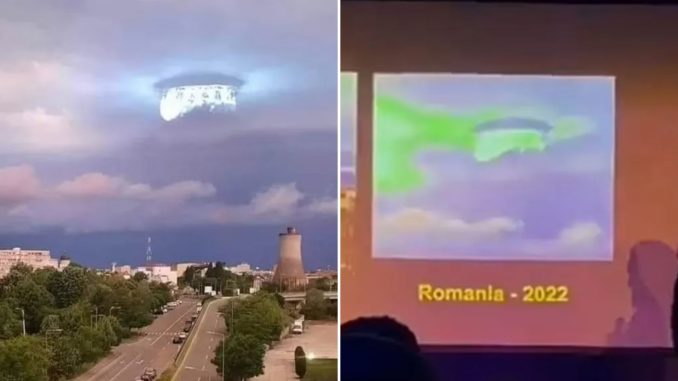 Ex-Pentagon UFO whistleblower reveals ‘high-res pic of alien mothership’ as he dubs ‘craft’ a ‘huge floating mini city’