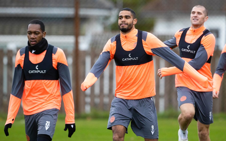 Brown (left) said he was 'buzzing' when he arrived at the club in July