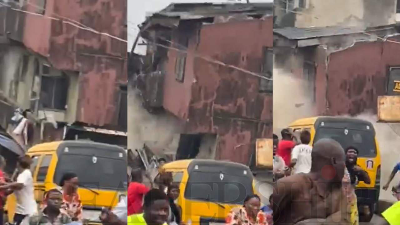 2-storey Building Collapses In Lagos