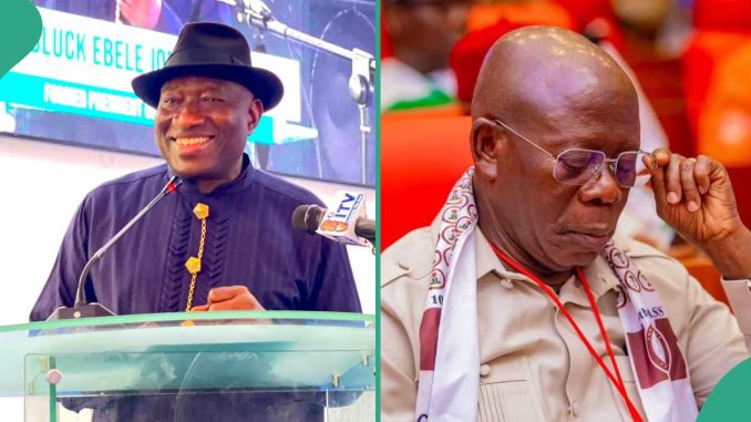 APC Crisis: Jonathan Faults Supreme Court Verdict Sacking Oshiomhole