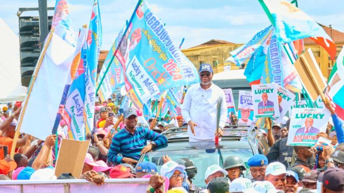 Aiyedatiwa Flags Off Campaign, Announces N73k Minimum Wage For Workers