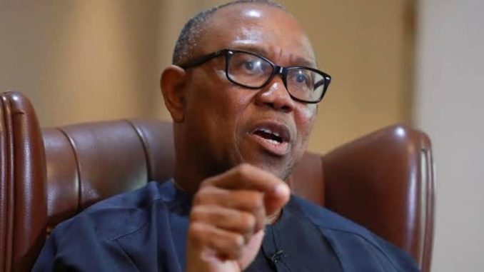 “Alex Otti and I reviewing court’s ruling that affirmed Abure chairman of LP” — Peter Obi