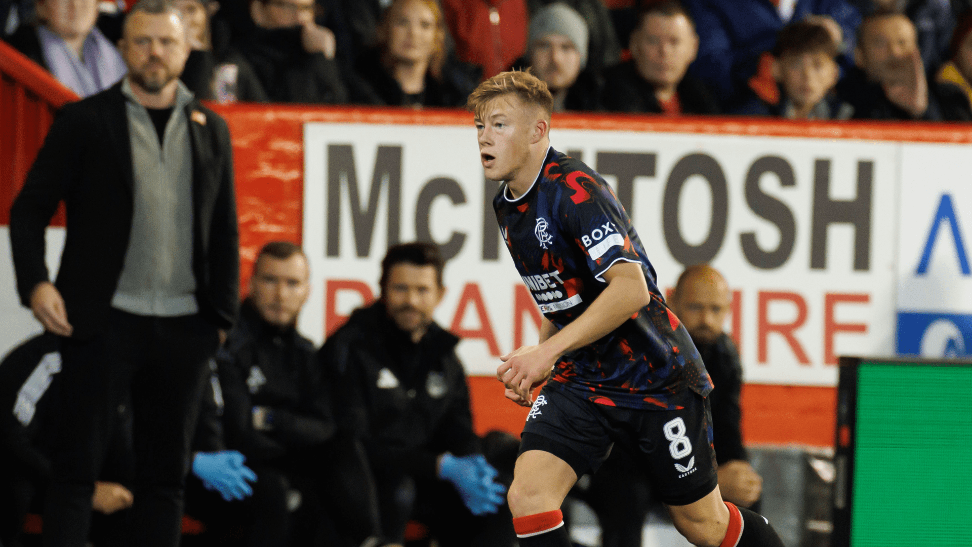 At this rate, I don't think Rangers newbie Connor Barron gets in the Aberdeen starting 11, says pundit