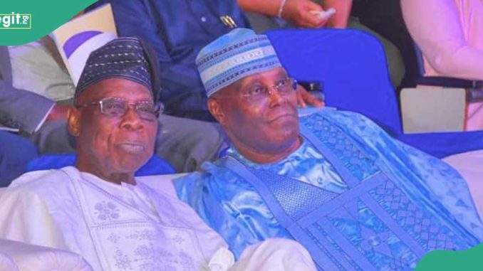 Atiku, Olusegun Obasanjo Meet in Abuja, Video Emerges