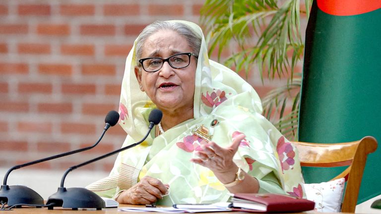 Bangladesh Court Issues Arrest Warrant For Exiled Former Leader Sheikh Hasina