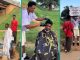 Barber Giving Free Haircut on Abuja Street Chased away for Not Paying N5k, Video Sparks Outrage