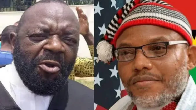 Biafra: Lawyer Ejimakor debunks rumour of Nnamdi Kanu’s release