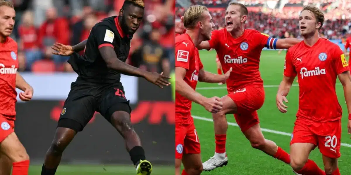 Bundesliga: Boniface scores but Holstein Kiel stun Leverkusen with comeback draw