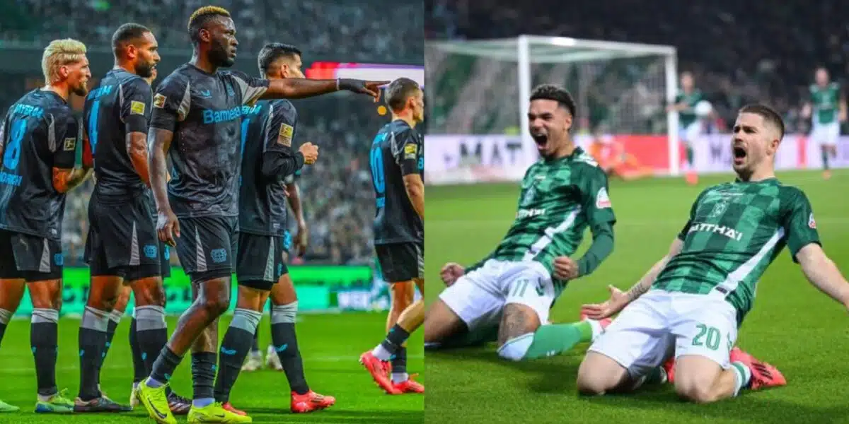 Bundesliga: Bremen strike late to frustrate Victor Boniface effort